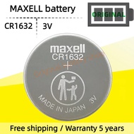 Maxell CR1632 Battery Car Remote Control Key Button Battery Tire Pressure Sensor Electronic 3V Batte