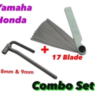 8MM 9MM 10MM Spana Spanar SPANNER ADJUST VALVE TOOLS TAPPET SPANAR Honda Yamaha Feeler gauge filler 