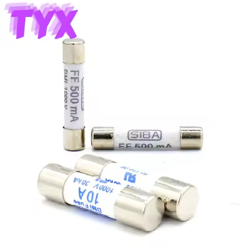 10PCS FLUKE SIBA Fuse Digital Multi Meter FF500MA 0.5A 10A 1000V Fast Acting Ceramic Fuse for DC Dig