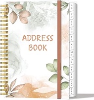 Address Book with Alphabetical Tabs - A5 Telephone & Address Book with Address Contacts, Special Dat