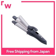 SALONIA 2WAY ตรงและขดผมเหล็กสีเทา32มิลลิเมตรเหล็กเครื่องใช้ในบ้านความงามเครื่องใช้ในบ้านดูแลเส้นผมมื