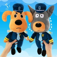 Doberman Plush Cartoon Captain Police Doll Cute Plush Toy