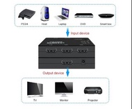 HDMI 切換 1 至 3 端口連紅外線遙控  pilckp HDMI Switch 1 To 3 Ports with IR Remote Control Type-C Adaptor Lightn