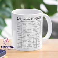 Corporate Jargon Buzzword Bingo Card Coffee Mug