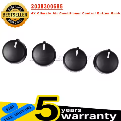 4PCS Climate Air Conditioner Control Button Knob A2038300685 2038300685 For Mercedes C-Class W203 C3