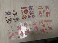 (包平郵) My Melody 貼紙 Kuromi 貼紙 Sanrio 貼紙