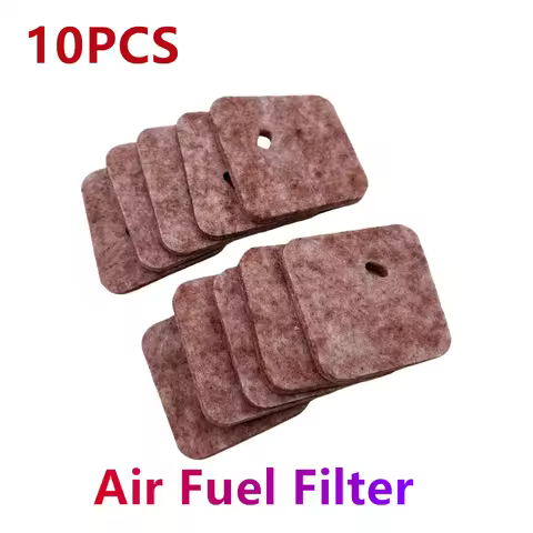 10PCS Air Fuel Filter For Stihl FC55 FS38 FS45 FS46 FS55 HL45 KM55 KM88 Trimmer 4140 124 2800 Garden