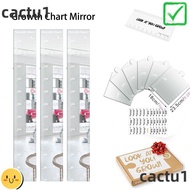 CACTU Growth Chart Mirror for Wall, 3 in 1 Height Measuring Mirror Growth Chart Mirror, Gifts Growth