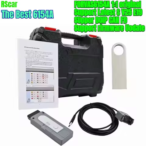 Best FORVAS6154A DOIP CAN FD NEW S25 E19 Work With Online Account 1:1 Original 6154A WIFI USB OBD2 S