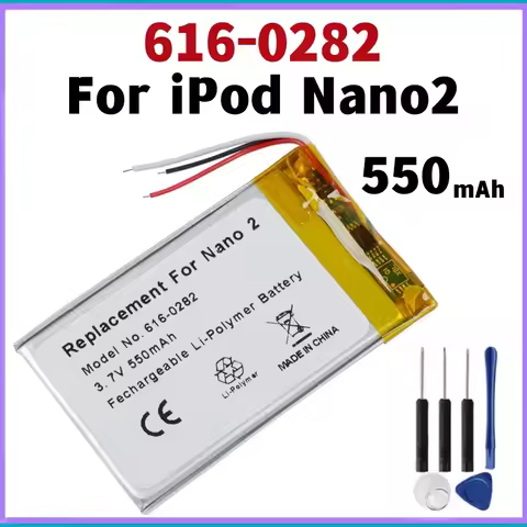 616-0282 new Replacement Battery For iPod Nano2 2G 2nd Generation MP3 Li-Polymer Rechargeable 616-02