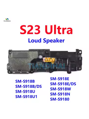 For Samsung Galaxy S23 Ultra 5G S918B S918B/DS S918U S918 Loud Speaker Buzzer Ringer Sound Module Lo