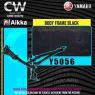 [ Hitam Rangka Y15 / LC / 125Z - Y5056 ] Yamaha Kaler Chassis Body Frame Black Spray 370ml & 0.25L /