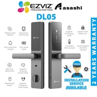(INSTALLATION INCLUDED) EZVIZ DL05 Smart Home Security Fingerprint Door Handle Lock Smart Fingerprin