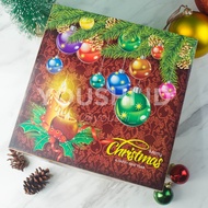 (5pcs) Christmas Tall Cake Box Christmas Edition Tall Cake Box 25x25x18cm