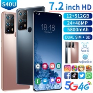 Global Version 7.2" Galay S40U Phone Snapdragon 865 Smartphone 4 Camera -