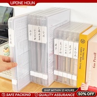 A4/A5 New File Box 3pcs Transparent Storage Box Portable File Case Document Organizers Paper Storage