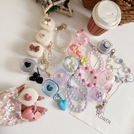 For Baseus Wm01 Case Bowie Wm02 Case 3D Smiley Love Case with Pendant Baseus Wm02 Headphones Protect