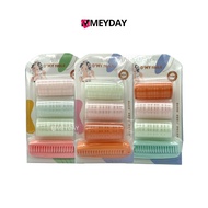 H266 O' My Tools Hair Curler 3 Pieces With 1 Comb/Box Mixed Colors