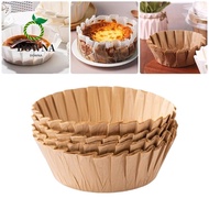 DOWNA Cake Pan Liner, Foldless Disposable 4/6/8inch Baking Papers, Durable Nonstick Oilproof Basques
