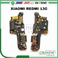 Pcb Board Usb Charging Connector Xiaomi Redmi 13c Connector Charger Original Mic Board