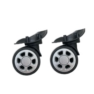 1 Pair K8051 Suitcase Replacement Wheels Universal Roda Ganti Beg Pakaian Universal PVC For Luggage