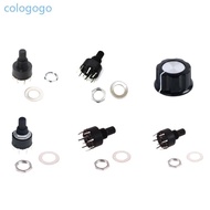 COLO SR16 Series Plastic 16MM Rotary Switches 2 Poles 3 4 Position 1 Poles 5 6 8 Position 15MM Flowe