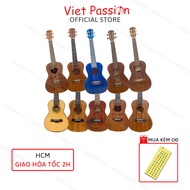 The 23-inch concert Genuine Wooden ukulele New Model Compact Design, Bright Sound For Beginners Viet Passion HCM