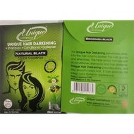 UNIQUE Hair Darkening Shampoo Conditioner Darkener Natural Black 30 ml