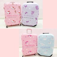 Hello Kitty My Melody Kuromi Washable Luggage Cover Cinnamoroll Fabric Suitcase Protective Cover