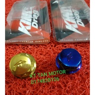 Y15/LC135/SRL115 King Drag Oil Nut (Penutup Minyak)Gold/Titanium