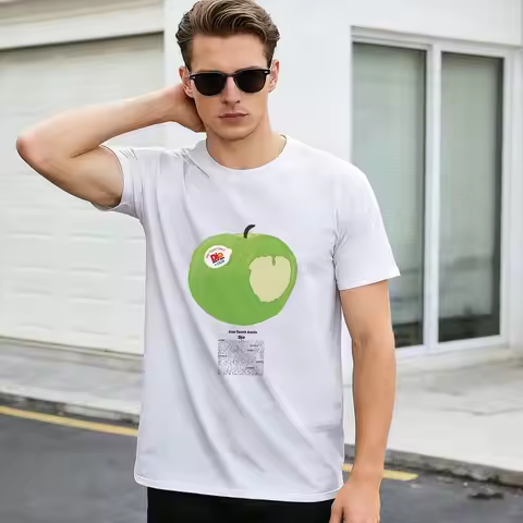 Music Djo Apple T Shirt Summer Y2K Casual T-Shirts Pure Cotton Popular Tshirt For Men's Design Tops,