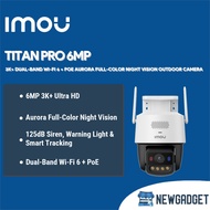 IMOU TITAN PRO 6MP IPC-U7LP-6V0NE 3K+ DUAL-BAND WI-FI 6 + POE AURORA FULL-COLOR NIGHT VISION OUTDOOR