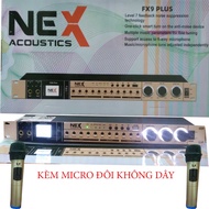 [kem micro đôi] Vang cơ NEX FX9 plus  VANG HÁT KARAOKE CHỐNG HÚ TẶNG KÈM DÂY CANON SANG CANON CANON 