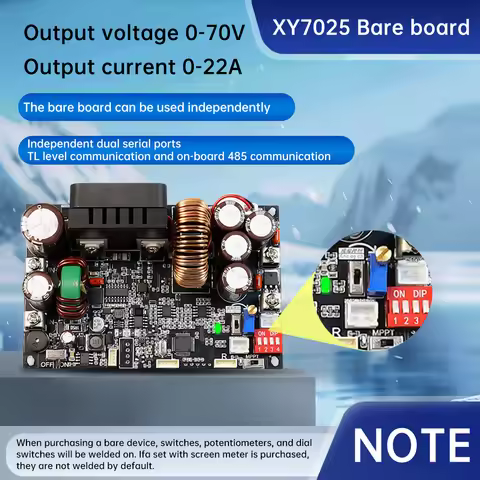 XY7025 CNC DC Adjustable Voltage Reduction Power Supply Stable Voltage Supply Constant Voltage and C