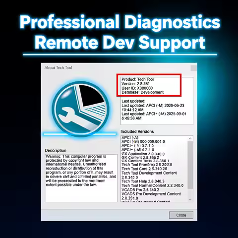 PTT Tech Tool 2.8.351 Developement+Developer Tool+ 0.7.1.0 APCI 1PC Remote install | Tech Tool 2.8.2