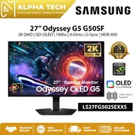 Samsung Odyssey G50SF LS27FG502SEXXS QD-OLED Gaming Monitor - 27" | 2K QHD | 180hz | | 0.03ms | G-SY