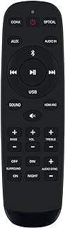 Replacement Remote Control fit for Philips Soundbar Speaker HTL1510B HTL1510B/12 HTL1520B/12 HTL1520B/37 HTL1510B/37 HTL1520B/98