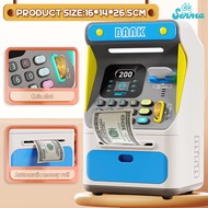 ipon challenge 2025 ATM Bank Money Saving Box Toy for Kids Large Size with Lock Password/Facial Reco