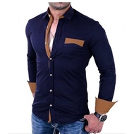 KEMEJA What's MORE HITS WANTED BY GAN Xman James Man Men's Shirts Men's Office Casual Formal K5M4