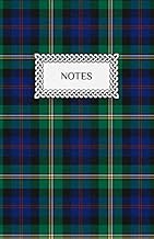 Notes: Lined Journal Notebook | Clan Malcolm Tartan | Scottish Plaid Pattern | 5.5” x 8.5” (13.97 x 