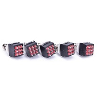 UKB 5 pcs 3PDT 9-Pin Guitar Effects Stomp Switch Pedal Box Foot Metal True Bypass TH