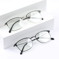 spek mata silau spek mata hitam Glasses Color-changing Driving Male Outdoor Zero Degree Flat Glasses