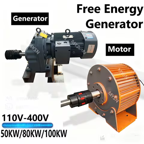 Low Speed 200KW 50KW Permanent Magnet Generator 220V 380V 200RPM 3 Phase AC Alternators Use for Moto