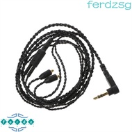 JENNIFERDZSG MMCX Headphones Cable, 3.5mm Detachable Earphone Cable Replacement, DIY Metal Upgrade L