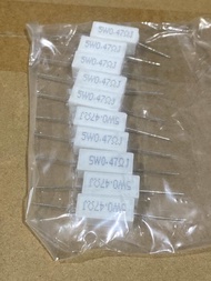 Resistor kapur 5watt 0.47 ohm (10pcs)