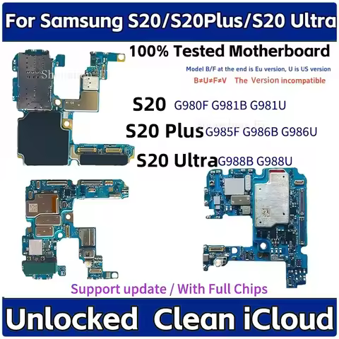 EU USA Version Working For Samsung Galaxy S20 Ultra G980F G985F G981B G986B G986U G981U G988B 5G Plu