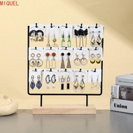 MIQUEL Earring Holder Stand, Space Saving Necklace Bracelet Earring Display Rack, Elegant 15 Hooks I