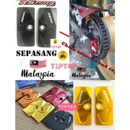 RS150 V1-V2 CHAIN ADJUSTER END CAP ALLOY SWING ARM HONDA RS-150 RS150R KING-DRAG AJI RACING RCB RANT