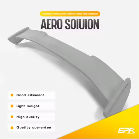 Car Accessories For Toyota 08-15 Alphard Vellfire 20 Series AH20 FRP Fiber Glass TMK Style Rear Spoi