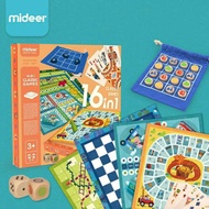 Lillo TOYS - MIDEER 16 IN 1 CLASSIC GAMES - 16 KINDS OF GAMES IN 1 BOX - FAMILY GAMES - EDUCATION